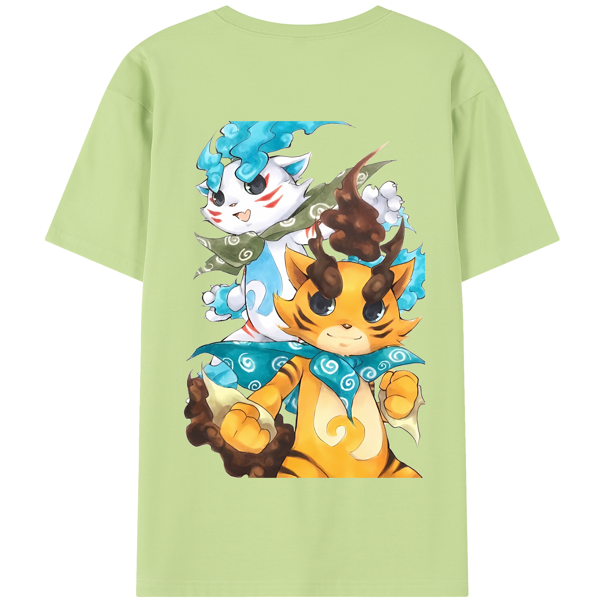 （画像用） 妖怪ウォッチ Yo-kai Watch 綿100％半袖Tシャツ（背面プリント）
